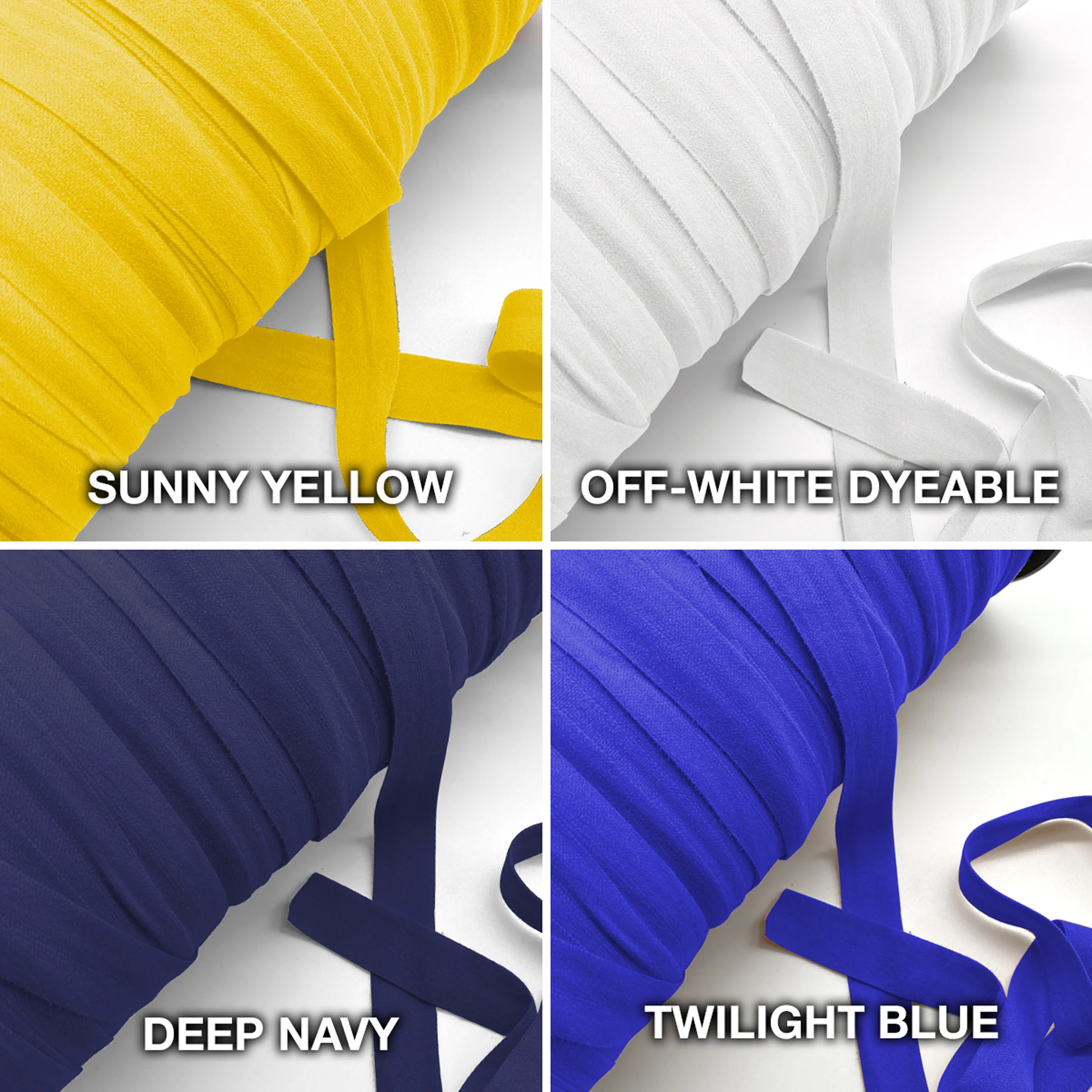 5/8" (15mm) FOE Matte, soft fold over elastic- 2 Yards - Image 5