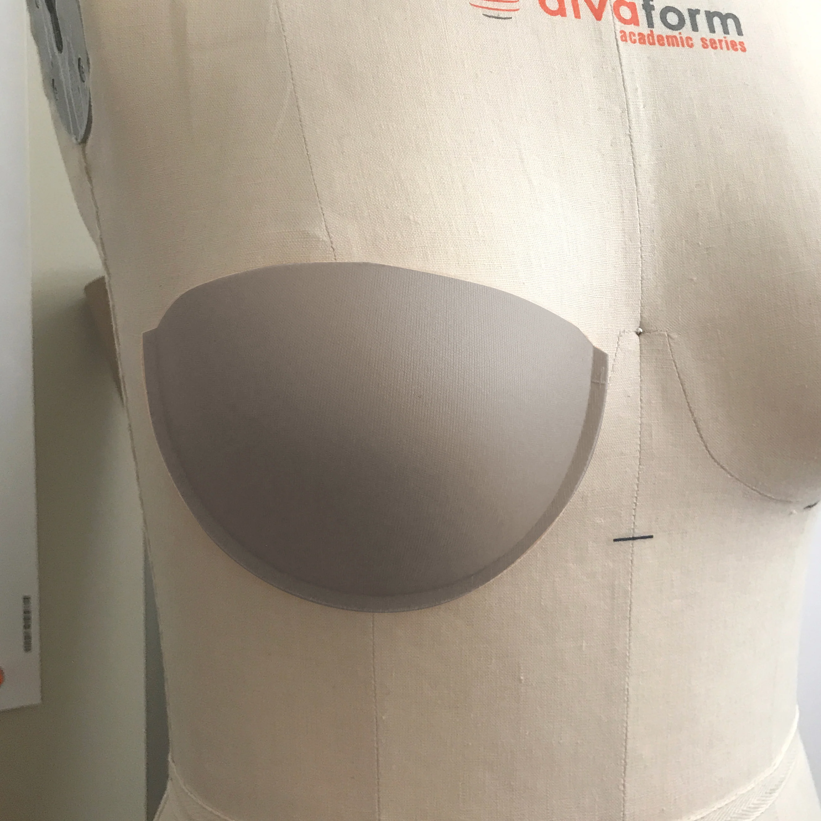 Push Up Molded Bra Cups, Almond Shaped with Seam, Inserts or Sewn In for Lingerie, Dance Costumes, Dresses or Swimwear- Sizes S, M, L, XL - Image 9