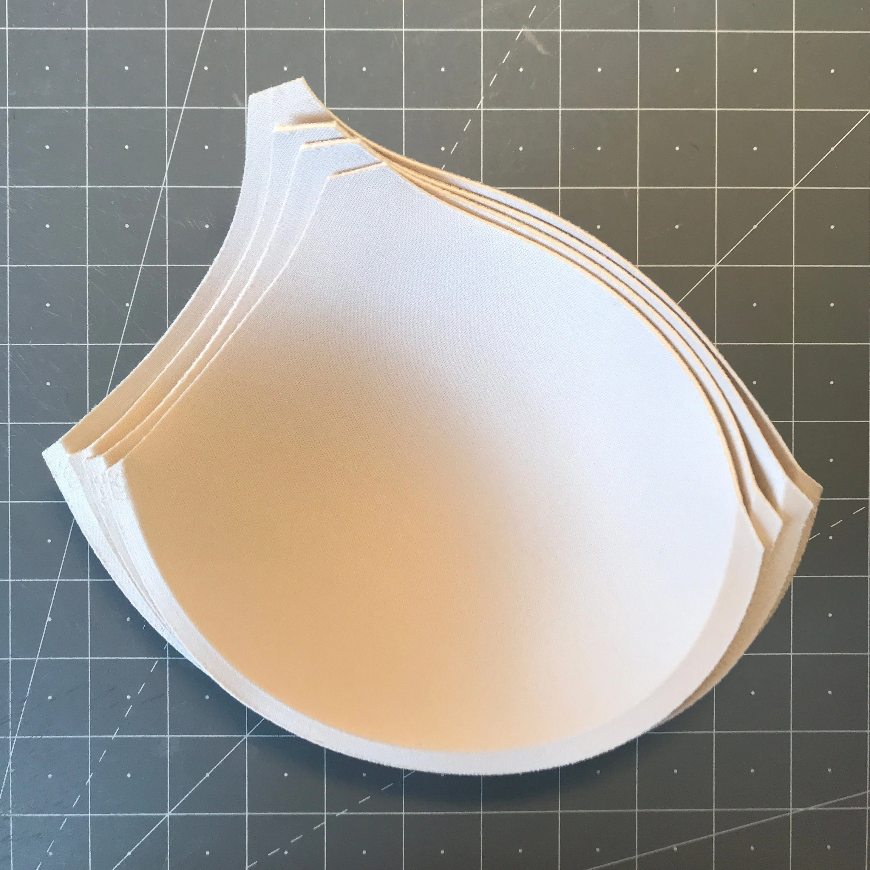 Thin Padding Full Cover Bra Cups with Seam - Sizes 32-38 - Image 6